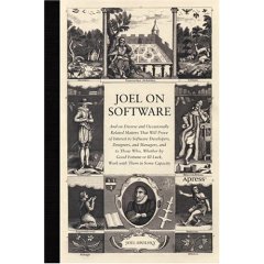“Joel on Software” book cover (Image source: amazon.com)
