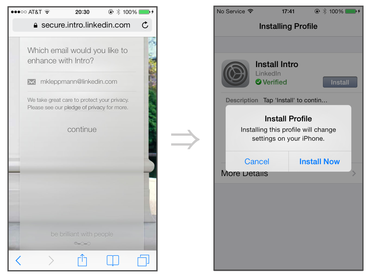 iOS configuration profiles make setup of new email accounts a breeze