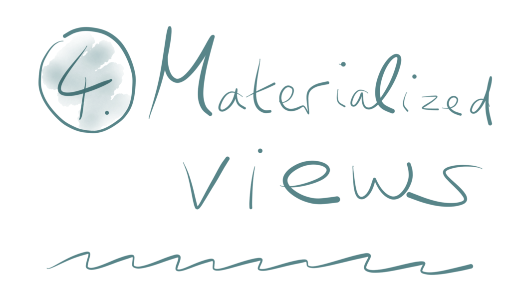 Title 4. Materialized views